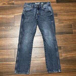 30x30 Wrangler Retro Men’s Slim Straight Jeans Dark Wash